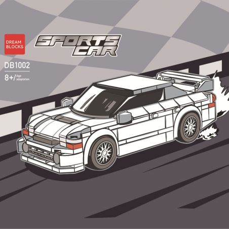 DRAM BLOCKS DB1002 1002 XE THỂ THAO DB1002 bộ đồ chơi xếp lắp ráp ghép mô hình Speed Champions Racing Cars Đua Xe Công Thức