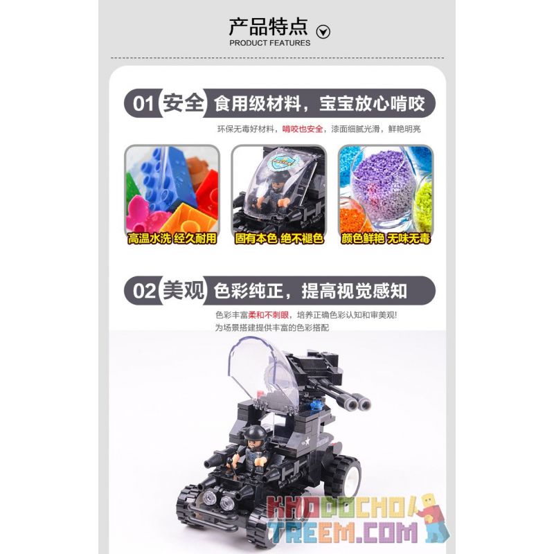 WOMA C0552 0552 Xếp hình kiểu  SWAT SPECIAL FORCE SWAT Truck With Mini Figures Xe Tải Chuyên Chở Lực Lượng Đặc Nhiệm 1492 khối WOMA C0552 0552 Xếp hình kiểu  SWAT SPECIAL FORCE SWAT Truck With Mini Figures Xe Tải Chuyên Chở Lực Lượng Đặc Nhiệm 1492 khối