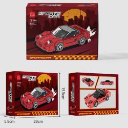DRAM BLOCKS DB1004 1004 XE THỂ THAO DB1004 bộ đồ chơi xếp lắp ráp ghép mô hình Speed Champions Racing Cars Đua Xe Công Thức