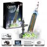 KAIYU KEEYEE WORLD K96271 96271 TÊN LỬA CẦU VỒNG bộ đồ chơi xếp lắp ráp ghép mô hình City SPACE POST Thành Phố