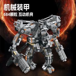 JIESTAR JJ9170 9170 MA TRẬN ÁO GIÁP CƠ KHÍ bộ đồ chơi xếp lắp ráp ghép mô hình Movie & Game IMPERIAL MECHA Phim Và Trò Chơi 684 khối