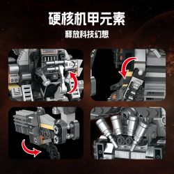JIESTAR JJ9170 9170 MA TRẬN ÁO GIÁP CƠ KHÍ bộ đồ chơi xếp lắp ráp ghép mô hình Movie & Game IMPERIAL MECHA Phim Và Trò Chơi 684 khối