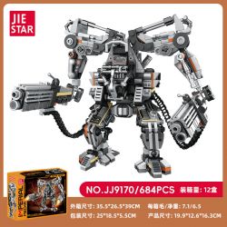 JIESTAR JJ9170 9170 MA TRẬN ÁO GIÁP CƠ KHÍ bộ đồ chơi xếp lắp ráp ghép mô hình Movie & Game IMPERIAL MECHA Phim Và Trò Chơi 684 khối