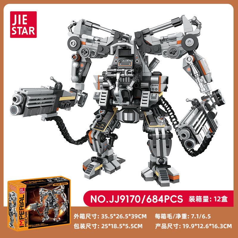JIESTAR JJ9170 9170 MA TRẬN ÁO GIÁP CƠ KHÍ bộ đồ chơi xếp lắp ráp ghép mô hình Movie & Game IMPERIAL MECHA Phim Và Trò Chơi 684 khối