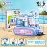 JIALE SPECIAL 58001 ĐỪNG CHẠM VÀO CHÚ MÈO TƯỞNG TƯỢNG LÃNH THỔ CỦA MEOW CAT LIGHT EATER bộ đồ chơi xếp lắp ráp ghép mô hình 590 khối