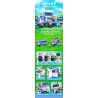 JIALE SPECIAL 58005 ĐỪNG CHẠM VÀO CON MÈO TƯỞNG TƯỢNG LÃNH THỔ CỦA MEOW ROBOT CUỒNG NỘ GIẤY bộ đồ chơi xếp lắp ráp ghép mô hình 734 khối