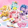 WANGAO 188028 LITTLE MA BOOLI 4 APPLE JACKS YUNBAO DAISI TWILIGHT PINGKAMINA bộ đồ chơi xếp lắp ráp ghép mô hình Movie & Game Phim Và Trò Chơi 733 khối