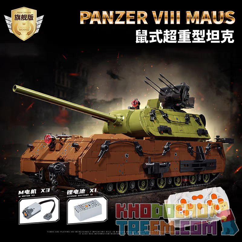 12GO 98002 98001 XE TĂNG SIÊU NẶNG MAUS bộ đồ chơi xếp lắp ráp ghép mô hình Military Army PANZER VII MAUS Quân Sự Bộ Đội 3568 khối 12GO 98002 98001 XE TĂNG SIÊU NẶNG MAUS bộ đồ chơi xếp lắp ráp ghép mô hình Military Army PANZER VII MAUS Quân Sự Bộ Đội 3568 khối