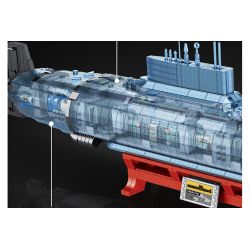 PanlosBrick 628020 Panlos Brick 628020 VŨ KHÍ HÀNG HẢI TÀU NGẦM HẠT NHÂN TYPE 941 bộ đồ chơi xếp lắp ráp ghép mô hình Military Army Quân Sự Bộ Đội 4474 khối