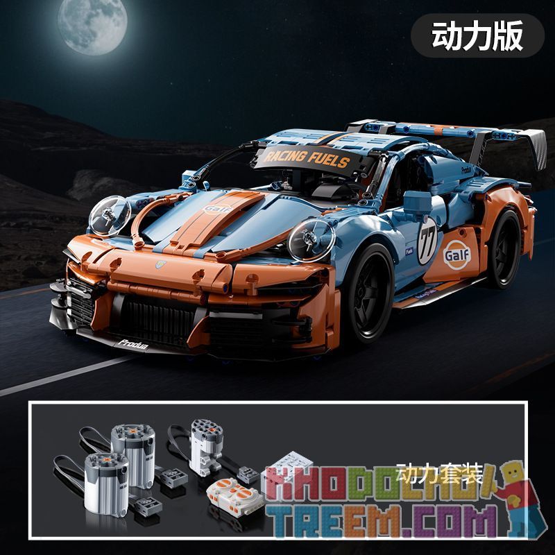 XINGYA EXCELLENT PRODUCTS 66623 66624 PORSCHE 911 1:10 tỷ lệ 1:10 bộ đồ chơi xếp lắp ráp ghép mô hình Technic Kỹ Thuật Công Nghệ Cao Mô Hình Phương Tiện