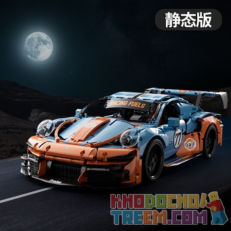 XINGYA EXCELLENT PRODUCTS 66623 66624 PORSCHE 911 1:10 tỷ lệ 1:10 bộ đồ chơi xếp lắp ráp ghép mô hình Technic Kỹ Thuật Công Nghệ Cao Mô Hình Phương Tiện