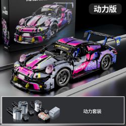 XINGYA EXCELLENT PRODUCTS 66623 66624 PORSCHE 911 1:10 tỷ lệ 1:10 bộ đồ chơi xếp lắp ráp ghép mô hình Technic Kỹ Thuật Công Nghệ Cao Mô Hình Phương Tiện