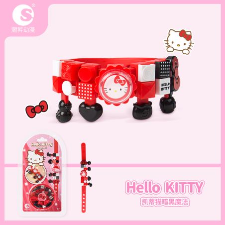 TIDE ANIMATION BLK VÒNG TAY SANRIO 6 NGƯỜI MẪU KATIE DARK MAGIC MELODY FOREST PARTY TEA BREAK PUDDING DOG COOKIE CULLOMI'S WORLD MELODY'S DREAM bộ đồ chơi xếp lắp ráp ghép mô hình Gear Đồ Lắp Ghép