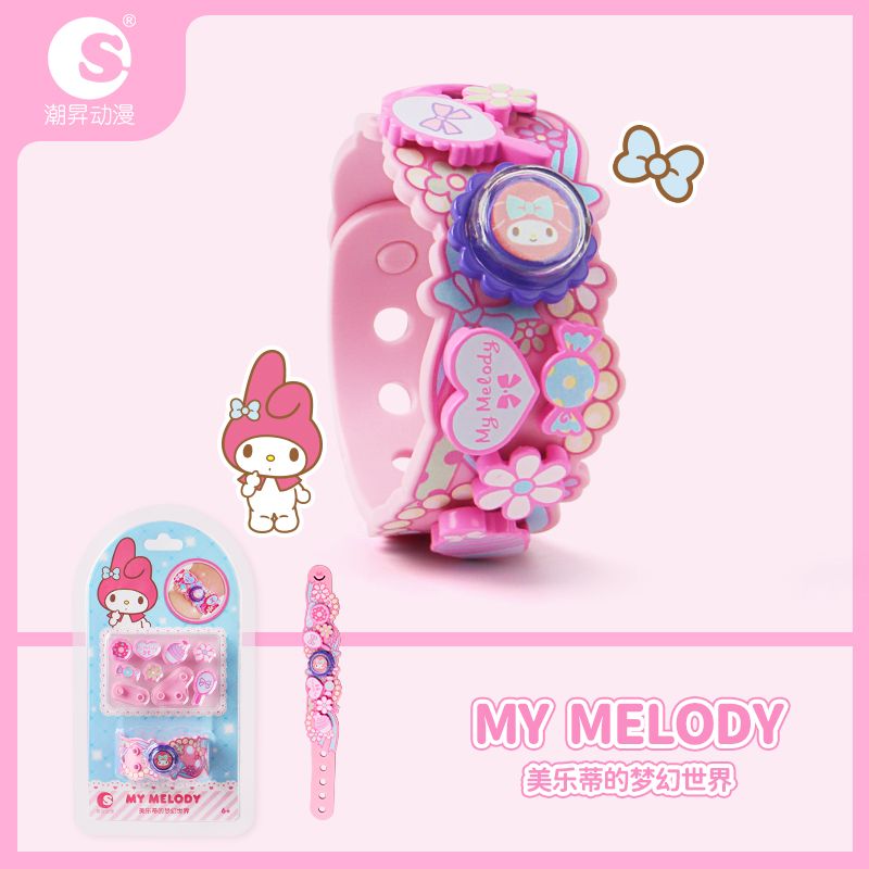 TIDE ANIMATION BLK VÒNG TAY SANRIO 6 NGƯỜI MẪU KATIE DARK MAGIC MELODY FOREST PARTY TEA BREAK PUDDING DOG COOKIE CULLOMI'S WORLD MELODY'S DREAM bộ đồ chơi xếp lắp ráp ghép mô hình Gear Đồ Lắp Ghép
