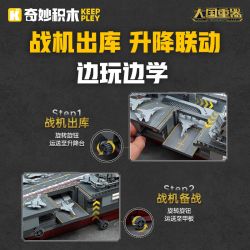 KEEPPLEY 23024 VŨ KHÍ HẠNG NẶNG CỦA MỘT SỨC MẠNH LỚN TÀU SÂN BAY TRUNG QUỐC SHANDONG SHIP 1 378 tỷ lệ 1:378 bộ đồ chơi xếp lắp ráp ghép mô hình Military Army Quân Sự Bộ Đội 3420 khối