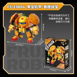 F5 E0004 0004 TREASURE FRUIT ATTACK MECHA MÀU CAM bộ đồ chơi xếp lắp ráp ghép mô hình Movie & Game FRUITYROBO Phim Và Trò Chơi