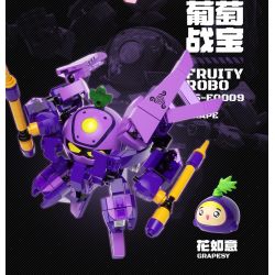 F5 E0006 0006 GUOBAO ATTACK ĐẶC BIỆT MECHA XIAOGUO BATTLE LU bộ đồ chơi xếp lắp ráp ghép mô hình Movie & Game FRUITYROBO Phim Và Trò Chơi
