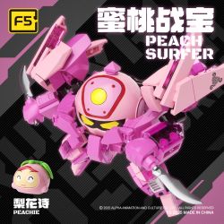 F5 E0008 0008 KHO BÁU TRÁI CÂY ĐẶC BIỆT TẤN CÔNG MECHA CHIẾN ĐẤU PEACH BÀI THƠ HOA PEAR bộ đồ chơi xếp lắp ráp ghép mô hình Movie & Game FRUITYROBO Phim Và Trò Chơi