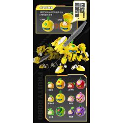 F5 E0009 0009 KHO BÁU TRÁI CÂY ĐẶC BIỆT TẤN CÔNG MECHA TRÒ CHƠI TREASURE BATTLE RUYI bộ đồ chơi xếp lắp ráp ghép mô hình Movie & Game FRUITYROBO Phim Và Trò Chơi
