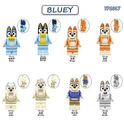 TP 1017 131 132 133 134 135 136 137 138 BẦM TÍM 8 HÌNH bộ đồ chơi xếp lắp ráp ghép mô hình Movie & Game BLUEY Phim Và Trò Chơi