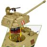 COBI 2655 TẤM XE TĂNG TRUNG BÌNH DA BÁO 1:28 tỷ lệ 1:28 bộ đồ chơi xếp lắp ráp ghép mô hình Military Army PANZER V PANTHER AUSF. G PUDEL Quân Sự Bộ Đội 1133 khối