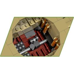 COBI 2655 TẤM XE TĂNG TRUNG BÌNH DA BÁO 1:28 tỷ lệ 1:28 bộ đồ chơi xếp lắp ráp ghép mô hình Military Army PANZER V PANTHER AUSF. G PUDEL Quân Sự Bộ Đội 1133 khối