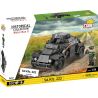 COBI 2657 XE TRINH SÁT THẾ CHIẾN II CỦA ĐỨC 1:28 tỷ lệ 1:28 bộ đồ chơi xếp lắp ráp ghép mô hình Military Army SD.KFZ. 222 Quân Sự Bộ Đội 502 khối