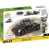 COBI 2657 XE TRINH SÁT THẾ CHIẾN II CỦA ĐỨC 1:28 tỷ lệ 1:28 bộ đồ chơi xếp lắp ráp ghép mô hình Military Army SD.KFZ. 222 Quân Sự Bộ Đội 502 khối