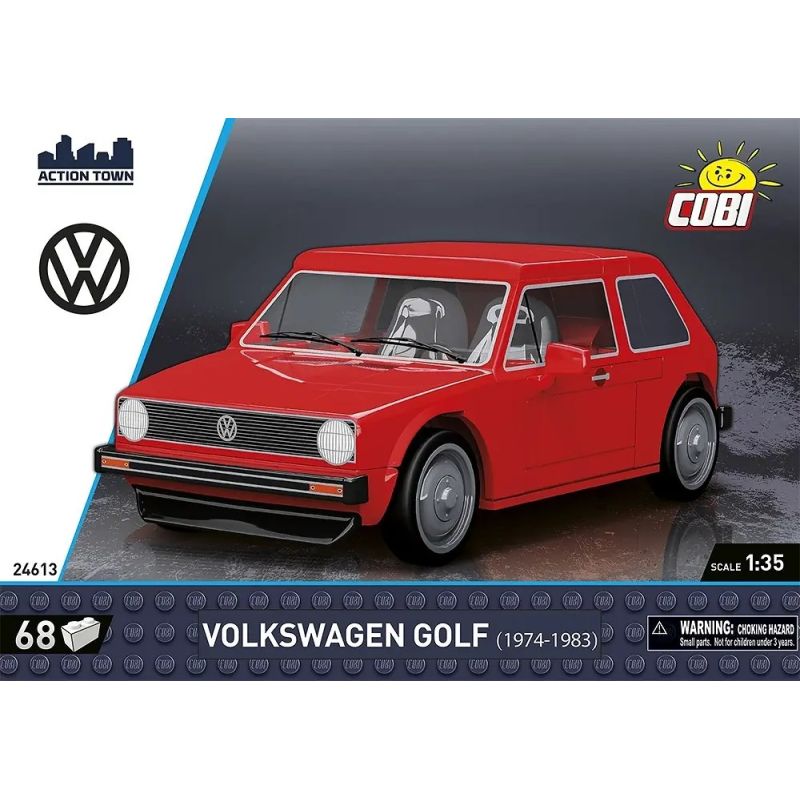 COBI 24613 Volkswagen Golf GTI Xếp hình lắp ráp ghép mô hình Volkswagen Golf GTI 1:35
