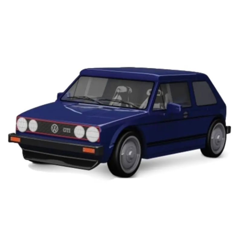 COBI 24613 24615 24614 VOLKSWAGEN GOLF GTI 1:35 tỷ lệ 1:35 bộ đồ chơi xếp lắp ráp ghép mô hình Racers Đua Tốc Độ 68 khối