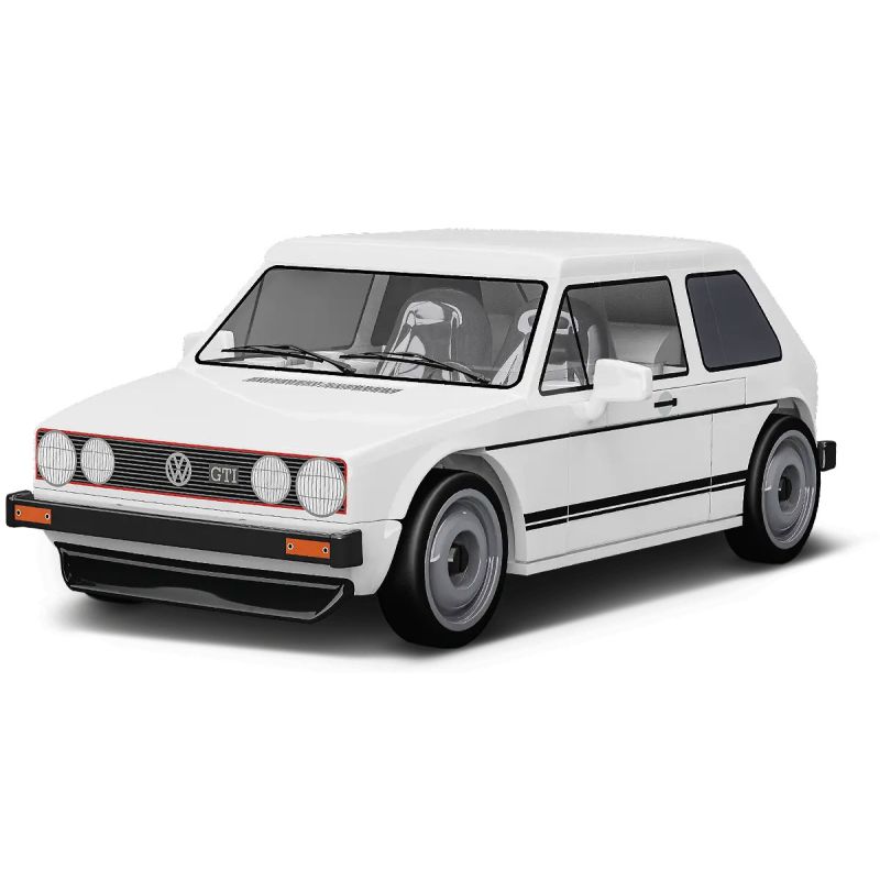 COBI 24613 24615 24614 VOLKSWAGEN GOLF GTI 1:35 tỷ lệ 1:35 bộ đồ chơi xếp lắp ráp ghép mô hình Racers Đua Tốc Độ 68 khối