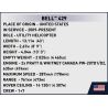 COBI 26630 BELL 429 TRỰC THĂNG CẢNH SÁT 1:48 tỷ lệ 1:48 bộ đồ chơi xếp lắp ráp ghép mô hình City BELL 429 POLICE Thành Phố 254 khối