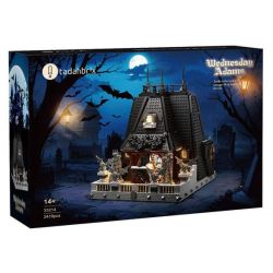 BAKA TECHNOLOGY 33214 NGÔI NHÀ ĐEN THỨ TƯ bộ đồ chơi xếp lắp ráp ghép mô hình Movie & Game WEDNESDAY ADAMS Phim Và Trò Chơi 2419 khối