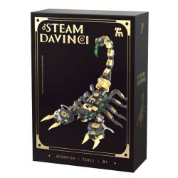 TAKUGI T2011 2011 STEAM DAVINCI BỌ CẠP KHỔNG LỒ PHÁT HÀNH SINH VẬT CƠ KHÍ bộ đồ chơi xếp lắp ráp ghép mô hình STEAM DAVINCI SCORPION
