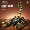 TAKUGI T2011 2011 STEAM DAVINCI BỌ CẠP KHỔNG LỒ PHÁT HÀNH SINH VẬT CƠ KHÍ bộ đồ chơi xếp lắp ráp ghép mô hình STEAM DAVINCI SCORPION