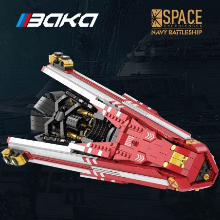 BAKA TECHNOLOGY 33905 BẦU TRỜI RỘNG LỚN CÁC TRẬN CHIẾN HẢI QUÂN-IIP bộ đồ chơi xếp lắp ráp ghép mô hình Movie & Game Phim Và Trò Chơi 2107 khối