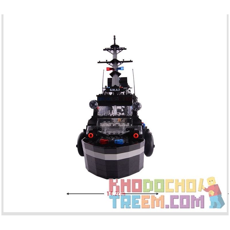 WOMA C0546 0546 Xếp hình kiểu  SWAT SPECIAL FORCE SWAT Battle Command Ship Tàu Chỉ Huy Đánh Trận Của Lực Lượng đặc Nhiệm 981 khối