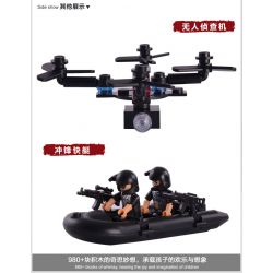 WOMA C0546 0546 Xếp hình kiểu  SWAT SPECIAL FORCE SWAT Battle Command Ship Tàu Chỉ Huy Đánh Trận Của Lực Lượng đặc Nhiệm 981 khối