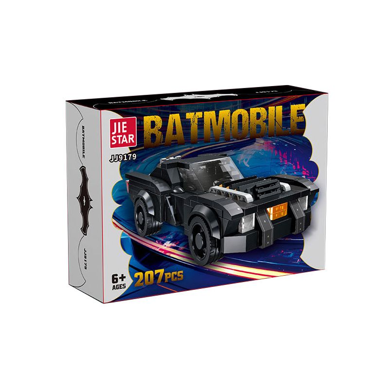 JIESTAR JJ9179 9179 BAT bộ đồ chơi xếp lắp ráp ghép mô hình Super Heroes BATMOBILE Siêu Nhân Anh Hùng 207 khối JIESTAR JJ9179 9179 BAT bộ đồ chơi xếp lắp ráp ghép mô hình Super Heroes BATMOBILE Siêu Nhân Anh Hùng 207 khối