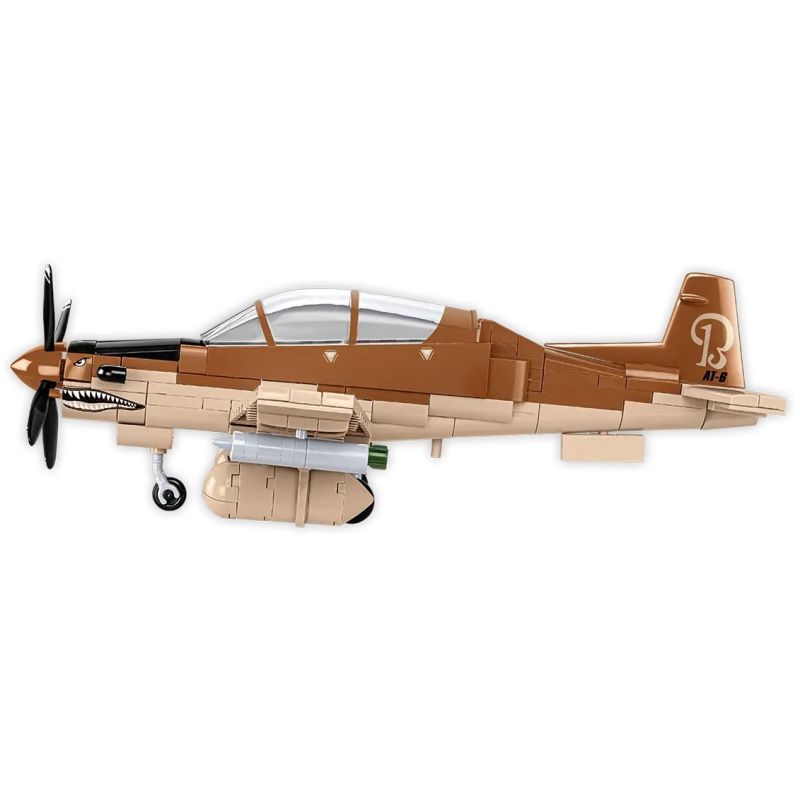 COBI 5905 AT-6 MÁY BAY TẤN CÔNG ÁNH SÁNG WOLVERINE 1:48 tỷ lệ 1:48 bộ đồ chơi xếp lắp ráp ghép mô hình Military Army AT-6 WOLVERINE Quân Sự Bộ Đội 262 khối