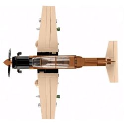 COBI 5905 AT-6 MÁY BAY TẤN CÔNG ÁNH SÁNG WOLVERINE 1:48 tỷ lệ 1:48 bộ đồ chơi xếp lắp ráp ghép mô hình Military Army AT-6 WOLVERINE Quân Sự Bộ Đội 262 khối