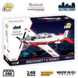 COBI 26625 26624 26626 BÃI BIỂN T-6 TEXAN II HUẤN LUYỆN VIÊN 1:48 tỷ lệ 1:48 bộ đồ chơi xếp lắp ráp ghép mô hình Military Army BEECHCRAFT T-6 TEXAN II Quân Sự Bộ Đội 192 khối