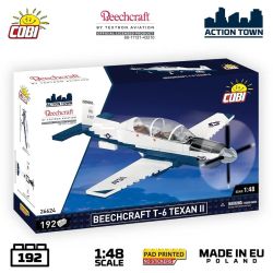 COBI 26625 26624 26626 BÃI BIỂN T-6 TEXAN II HUẤN LUYỆN VIÊN 1:48 tỷ lệ 1:48 bộ đồ chơi xếp lắp ráp ghép mô hình Military Army BEECHCRAFT T-6 TEXAN II Quân Sự Bộ Đội 192 khối