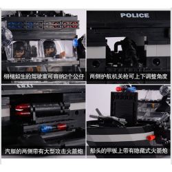 WOMA C0546 0546 Xếp hình kiểu  SWAT SPECIAL FORCE SWAT Battle Command Ship Tàu Chỉ Huy Đánh Trận Của Lực Lượng đặc Nhiệm 981 khối