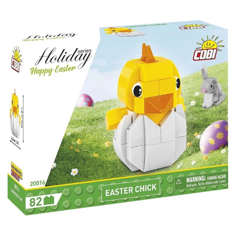 COBI 20016 GÀ PHỤC SINH bộ đồ chơi xếp lắp ráp ghép mô hình Creator EASTER CHICK Sáng Tạo 82 khối
