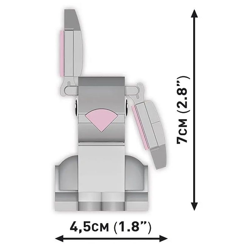 COBI 20015 BUNNY PHỤC SINH bộ đồ chơi xếp lắp ráp ghép mô hình Creator EASTER BUNNY Sáng Tạo 65 khối