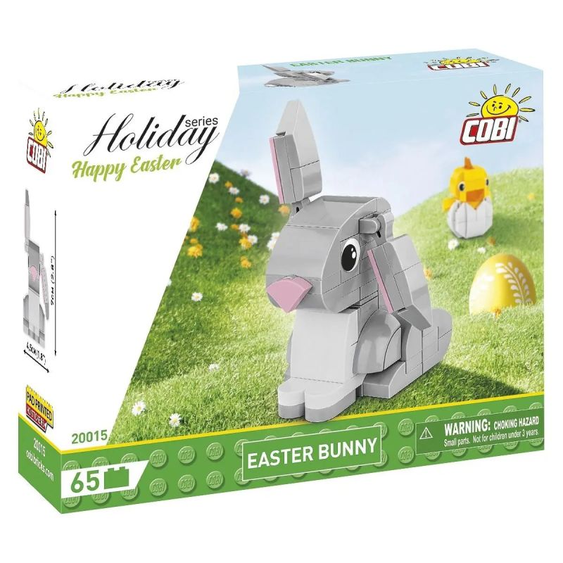 COBI 20015 BUNNY PHỤC SINH bộ đồ chơi xếp lắp ráp ghép mô hình Creator EASTER BUNNY Sáng Tạo 65 khối