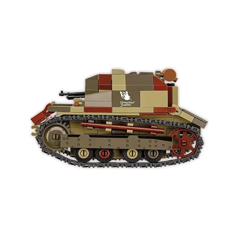 COBI 2656 SD.KFZ. 222 VS TKS 1:28 tỷ lệ 1:28 bộ đồ chơi xếp lắp ráp ghép mô hình Military Army SD.KFZ. 222 VS TKS - LIMITED EDITION Quân Sự Bộ Đội 824 khối