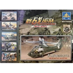 Kazi KY84008 84008 LỰC LƯỢNG HIỆN TRƯỜNG TRỰC THĂNG VŨ TRANG RAH-66 COMANCHE bộ đồ chơi xếp lắp ráp ghép mô hình Military Army Quân Sự Bộ Đội 431 khối
