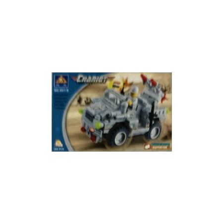 Bozhi 901-B CHIẾN BINH bộ đồ chơi xếp lắp ráp ghép mô hình Military Army CHARIOT Quân Sự Bộ Đội 147 khối